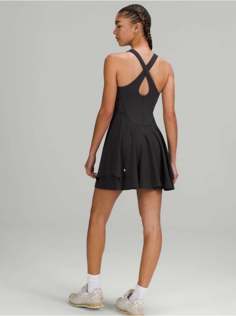 Lululemon Court Crush Dress Black size 10
